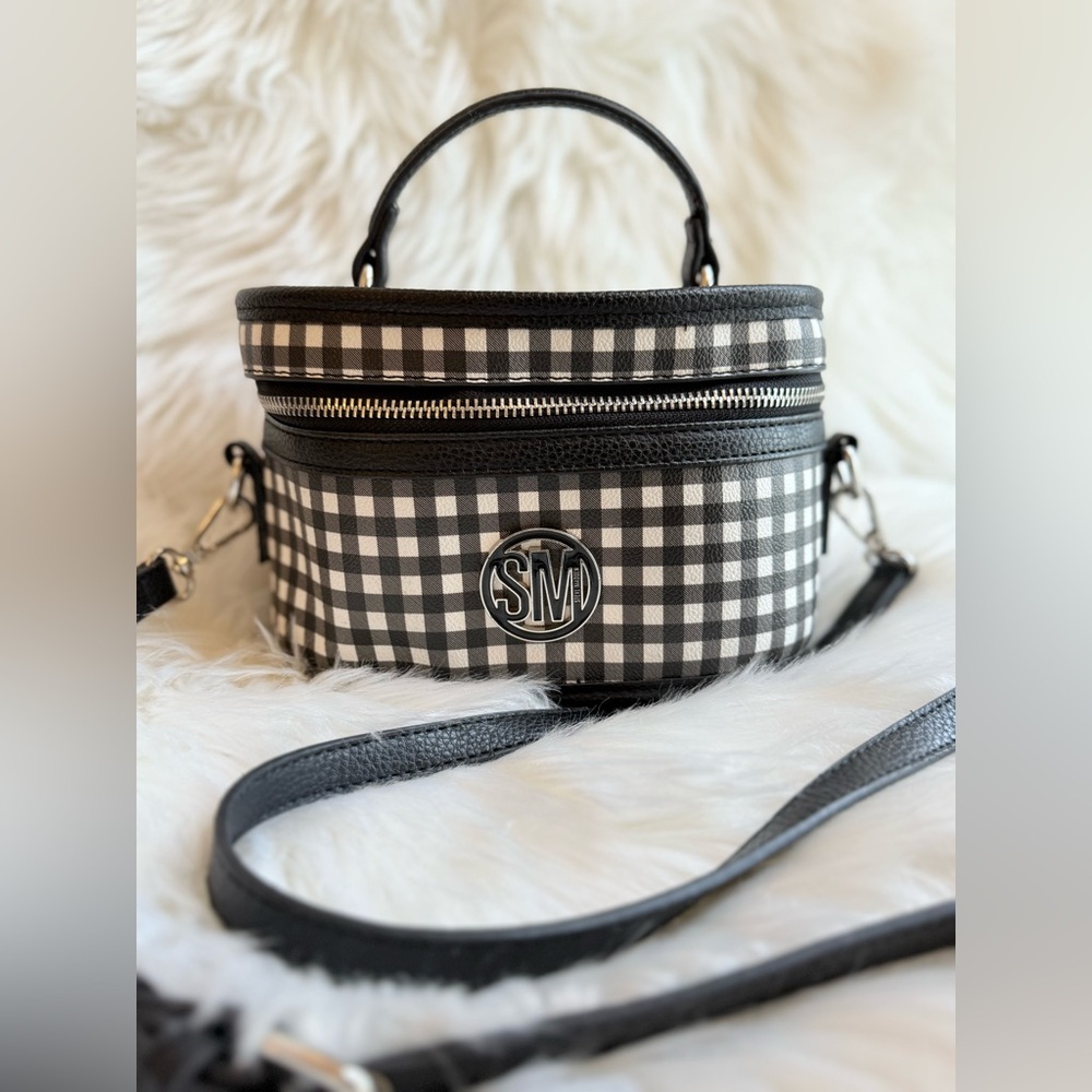 🌾 Steve Madden Blk/wht Gingham Purse